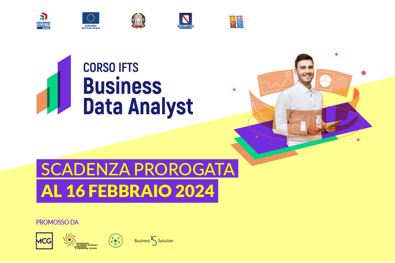 Corso IFTS – Business Data Analyst: scadenza prorogata