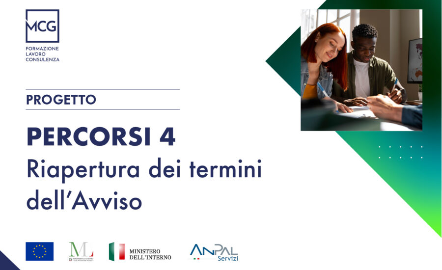 Percorsi 4 - Riapertura dei termini dell'Avviso