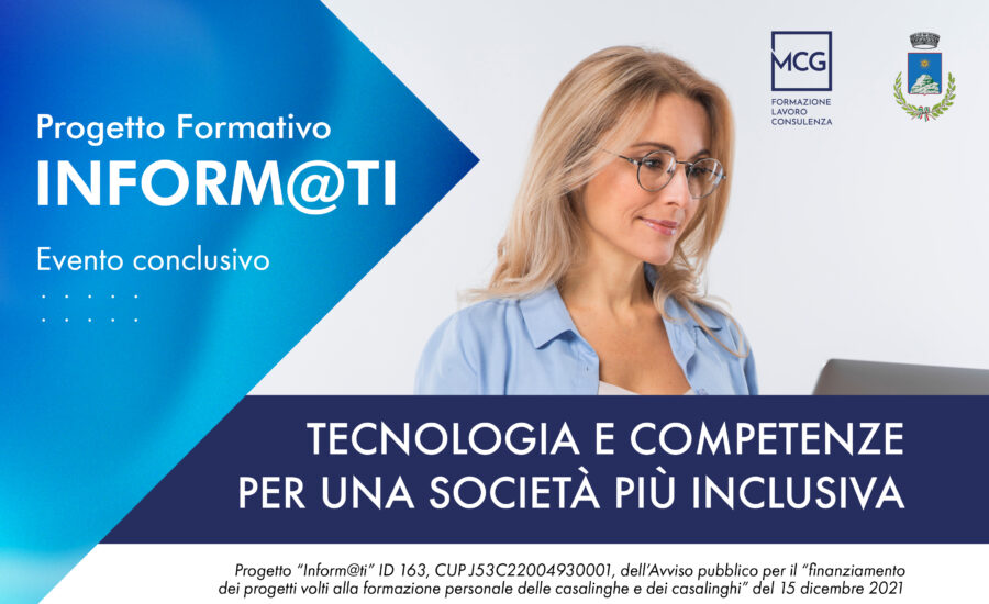 Progetto INFORM@TI – Si conclude con successo il progetto per l’inclusione digitale promosso da MCG Consulting