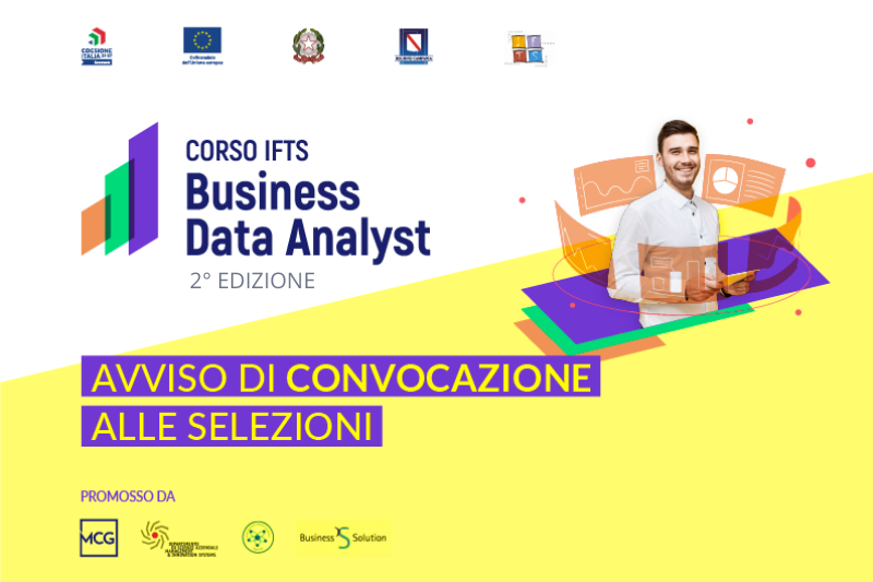 Avviso di convocazione alle selezioni per il corso IFTS Business Data Analyst – 2° edizione